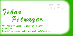 tibor pilmayer business card